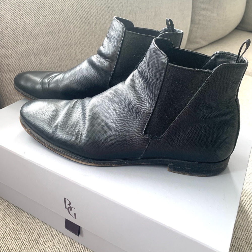 Mens Prada Leather Chelsea Boots - Picture 3 of 7